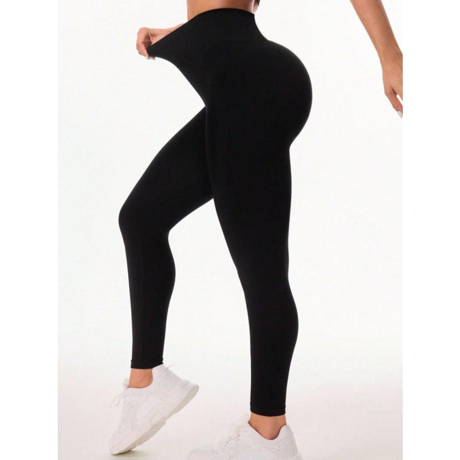 Pocketed High Waist Active Leggings Apparel and Accessories