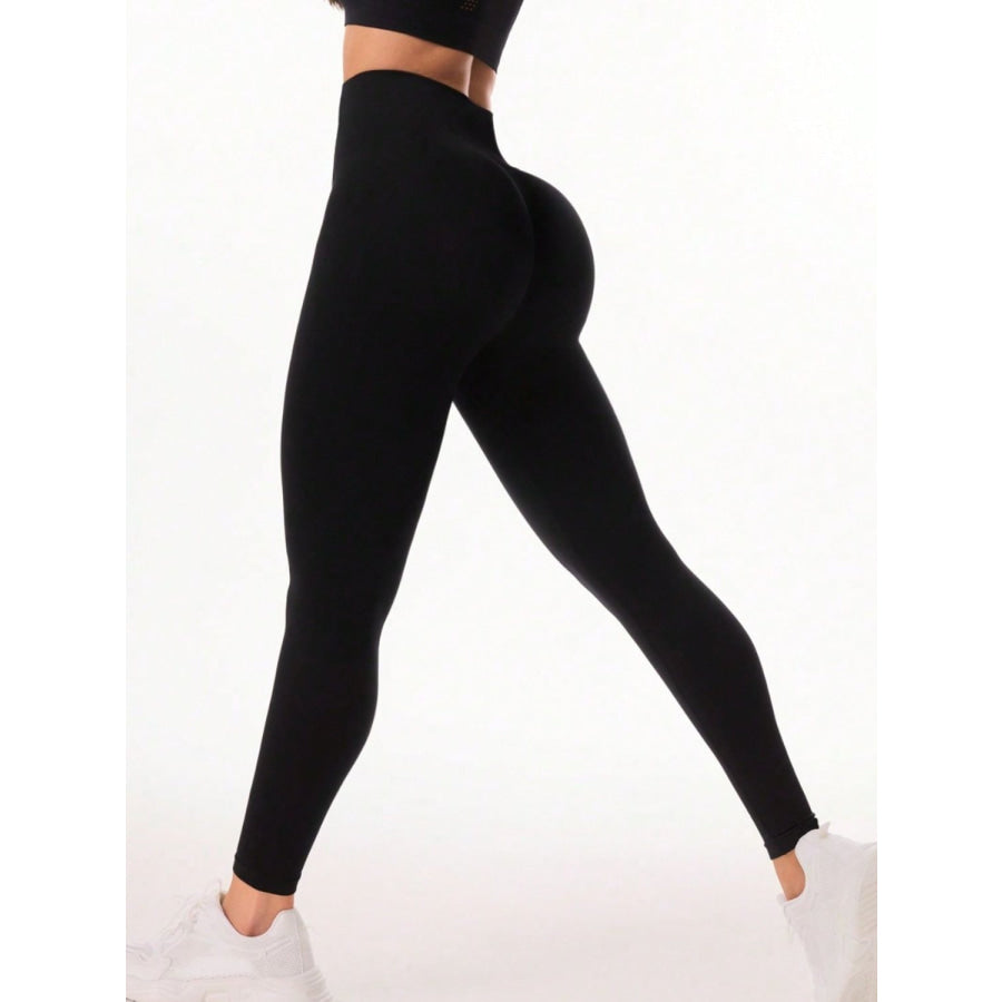 Pocketed High Waist Active Leggings Apparel and Accessories