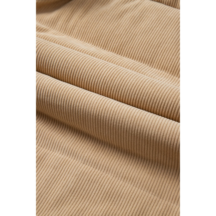 Pocketed Zip Up Turtleneck Vest Coat Apparel and Accessories