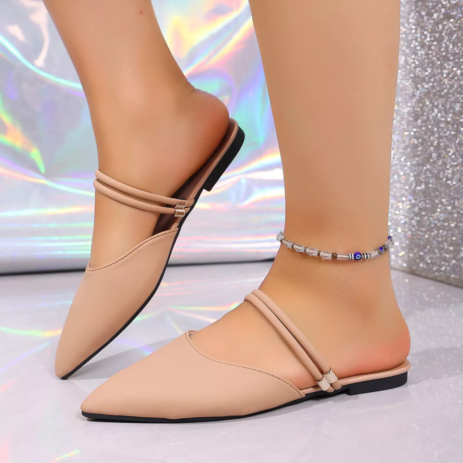 Point Toe Flats Sandals Apparel and Accessories