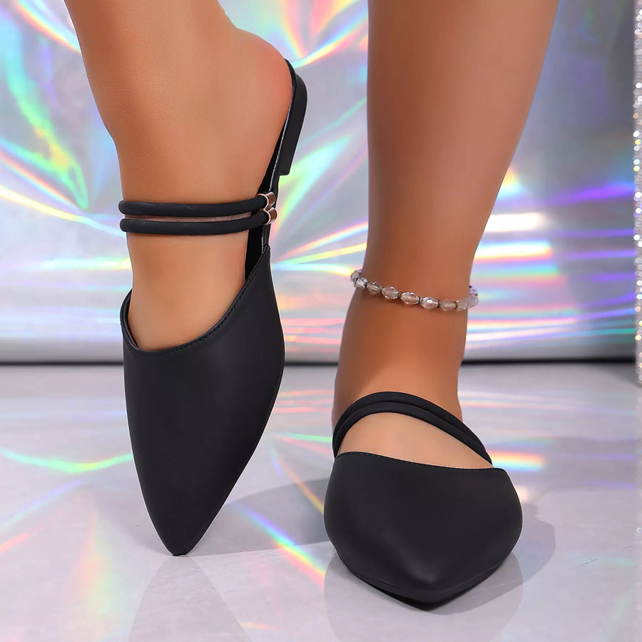 Point Toe Flats Sandals Apparel and Accessories
