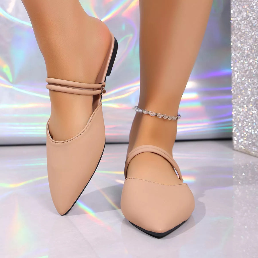 Point Toe Flats Sandals Apparel and Accessories