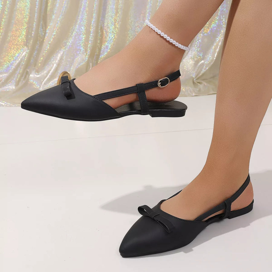 Point Toe Slingback Sandals Apparel and Accessories