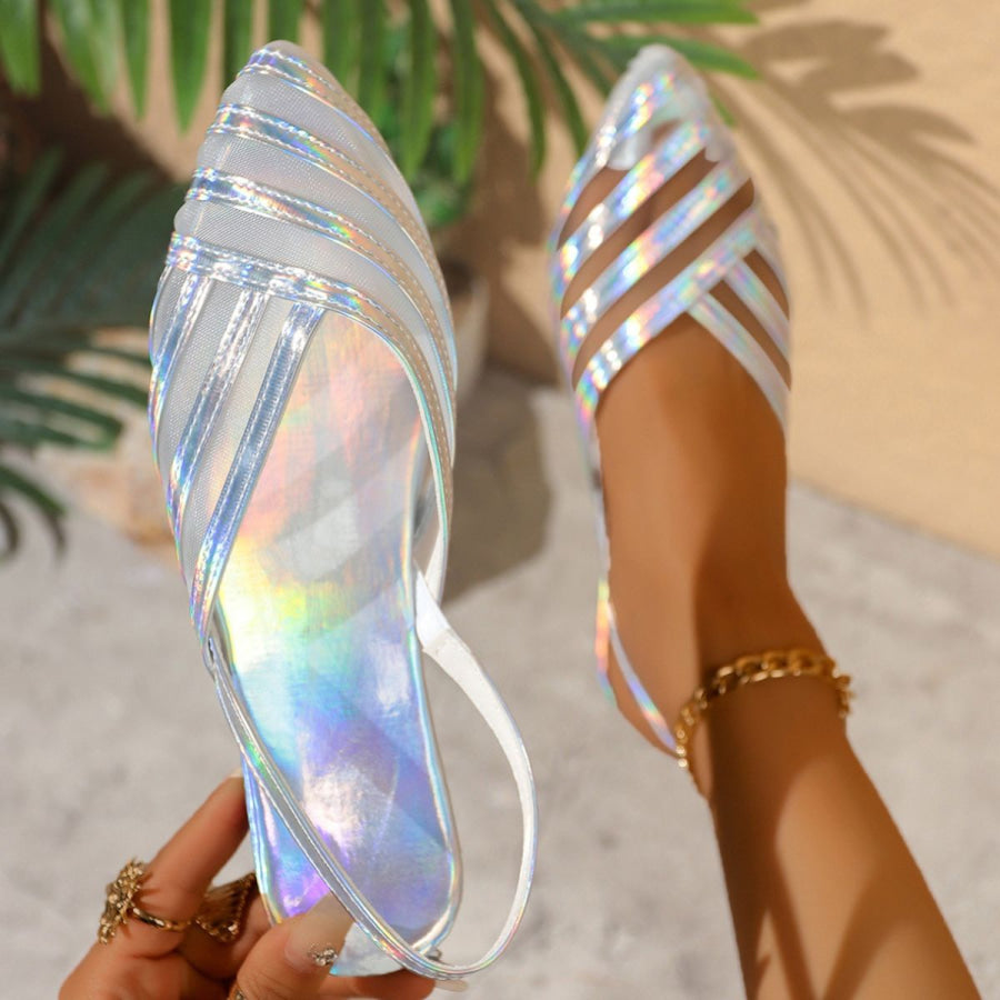 Point Toe Slingback Sandals Apparel and Accessories