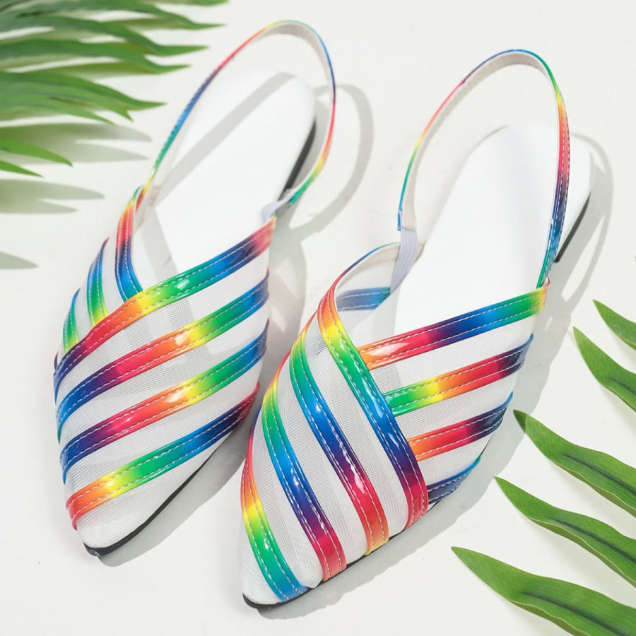 Point Toe Slingback Sandals Apparel and Accessories