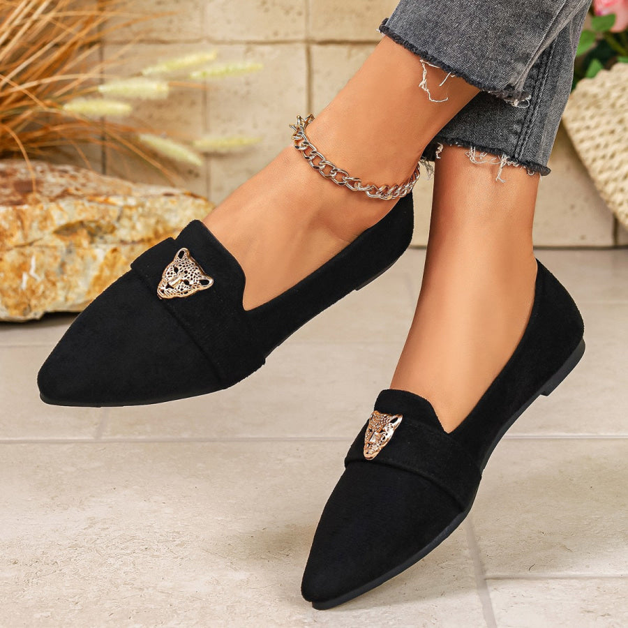 Point Toe Slip-Ons Apparel and Accessories