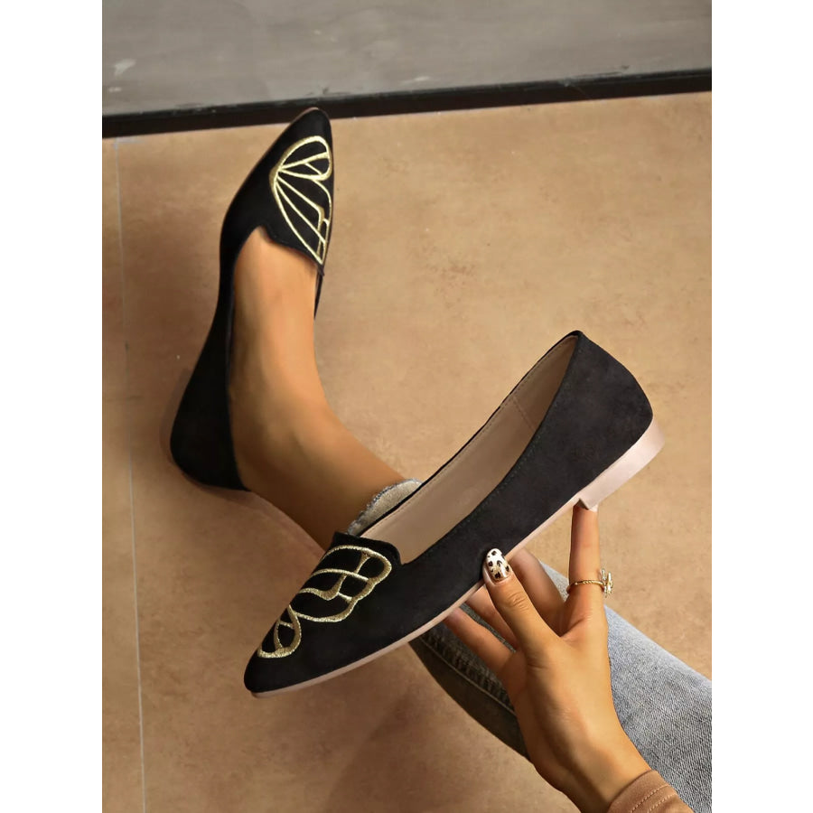 Point Toe Slip-Ons Apparel and Accessories