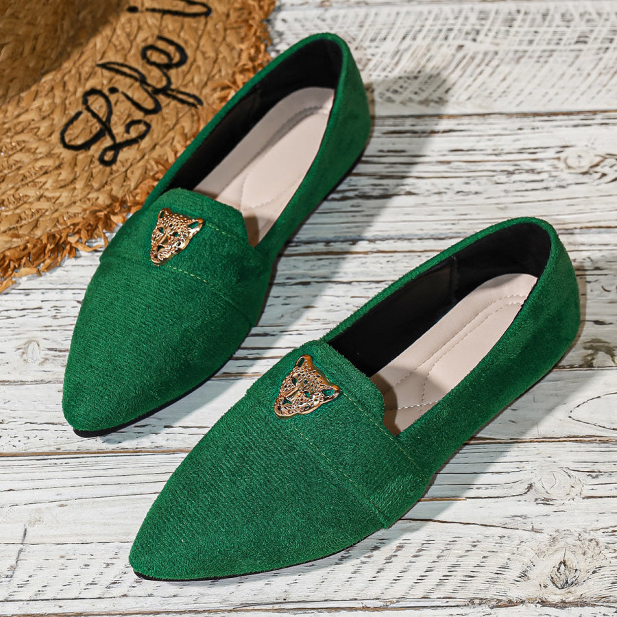 Point Toe Slip-Ons Apparel and Accessories