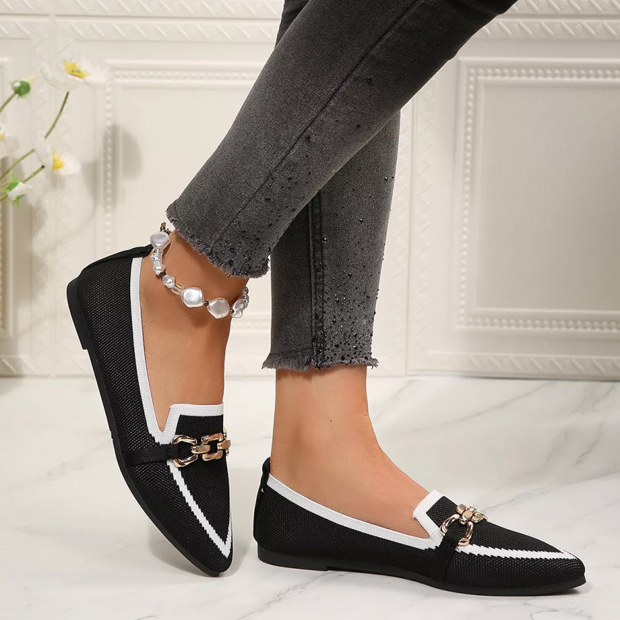 Point Toe Slip-Ons Apparel and Accessories