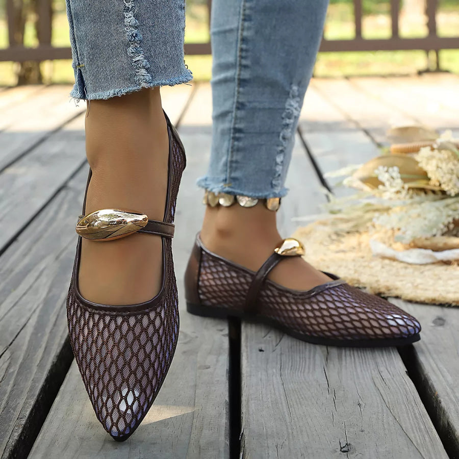 Point Toe Slip-Ons Apparel and Accessories