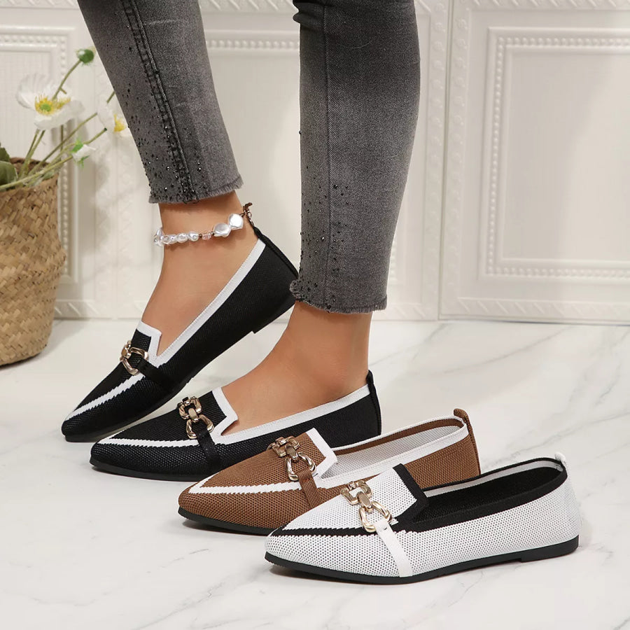 Point Toe Slip-Ons Apparel and Accessories