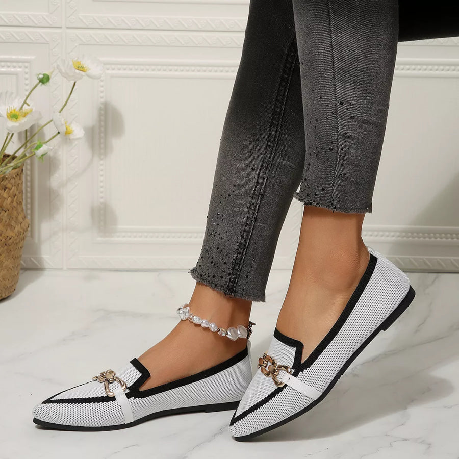 Point Toe Slip-Ons Apparel and Accessories
