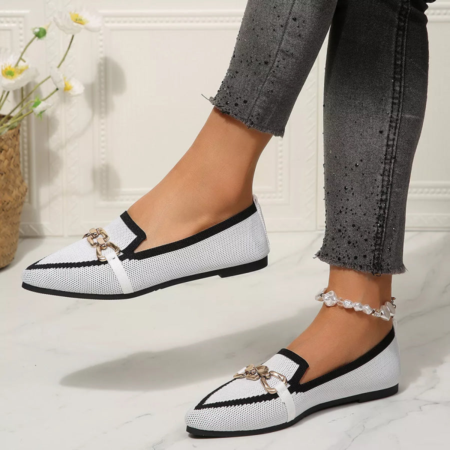 Point Toe Slip-Ons Apparel and Accessories