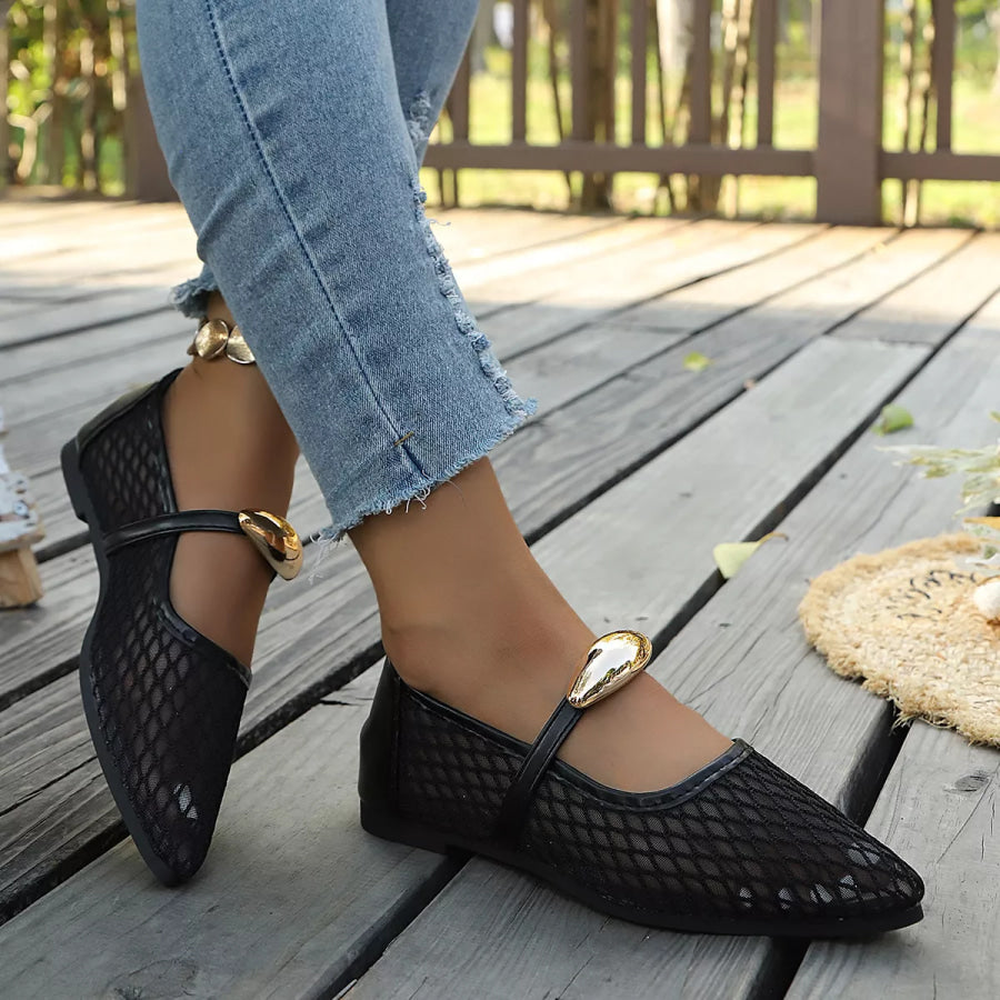 Point Toe Slip-Ons Apparel and Accessories