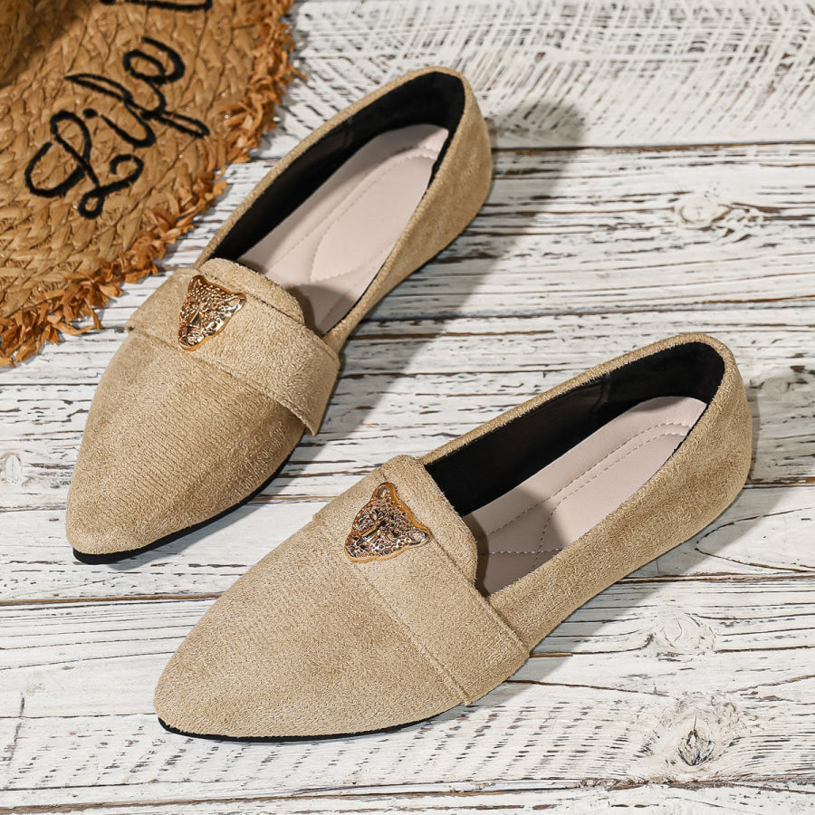 Point Toe Slip-Ons Apparel and Accessories