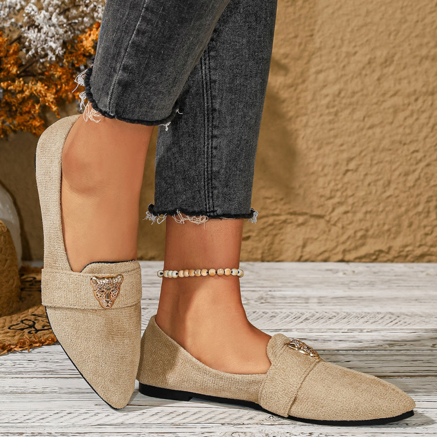 Point Toe Slip-Ons Apparel and Accessories