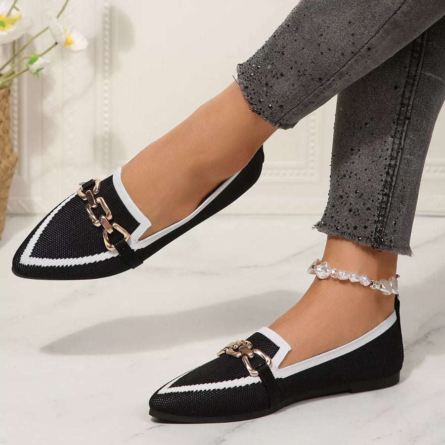 Point Toe Slip-Ons Apparel and Accessories