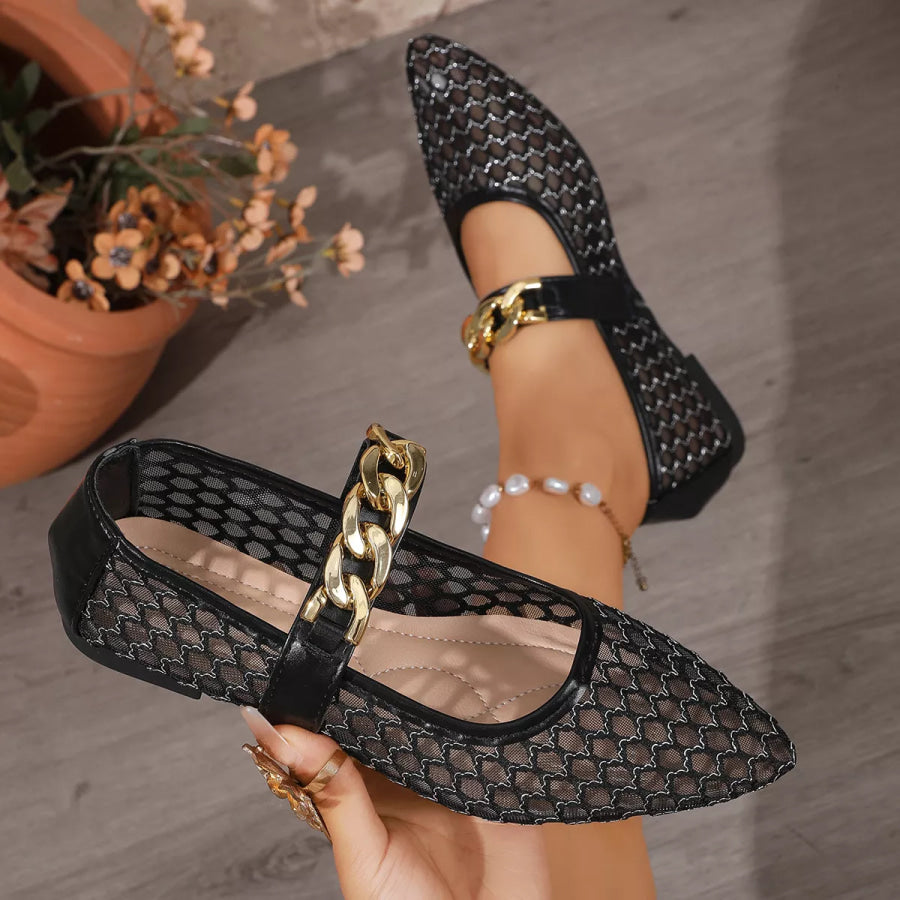 Point Toe Slip-Ons Apparel and Accessories