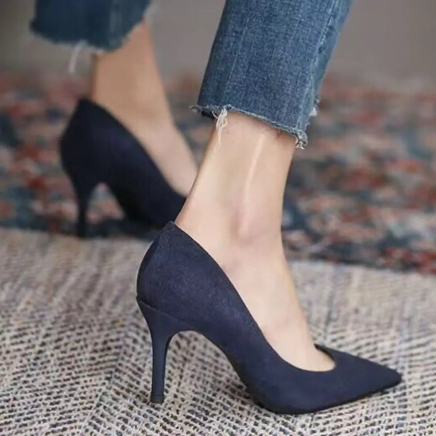 Point Toe Stiletto Pumps Apparel and Accessories