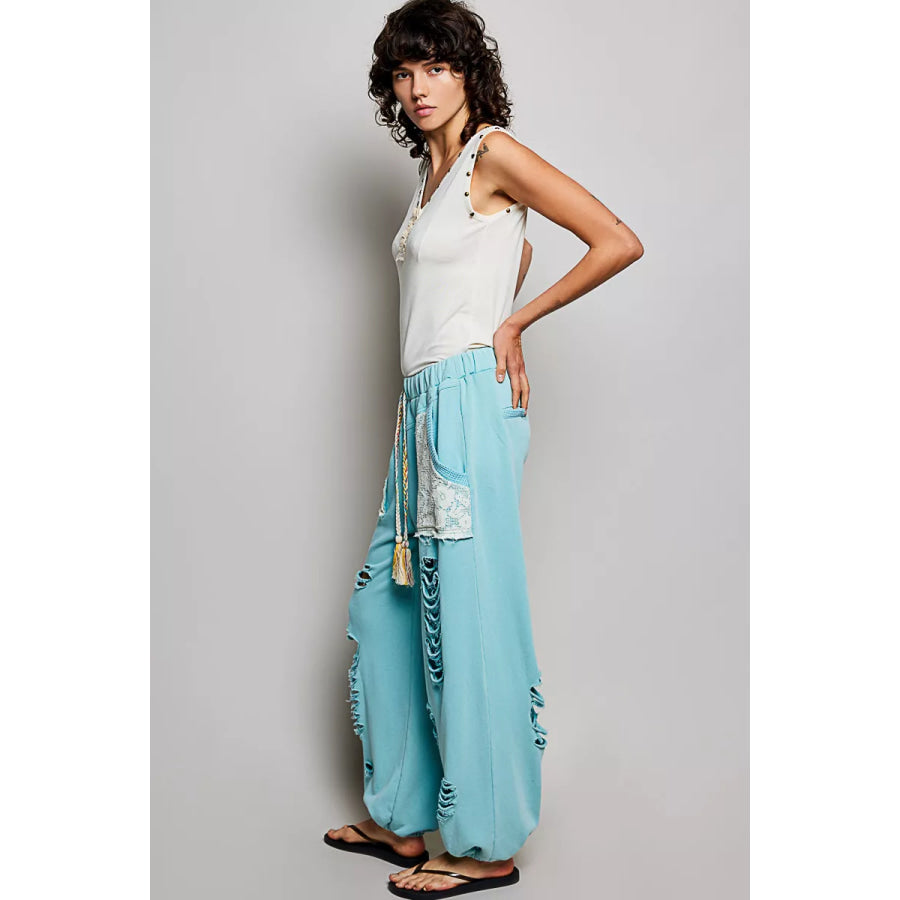 POL Studded Trim Button-Front Ruffle Detail Tank Apparel and Accessories