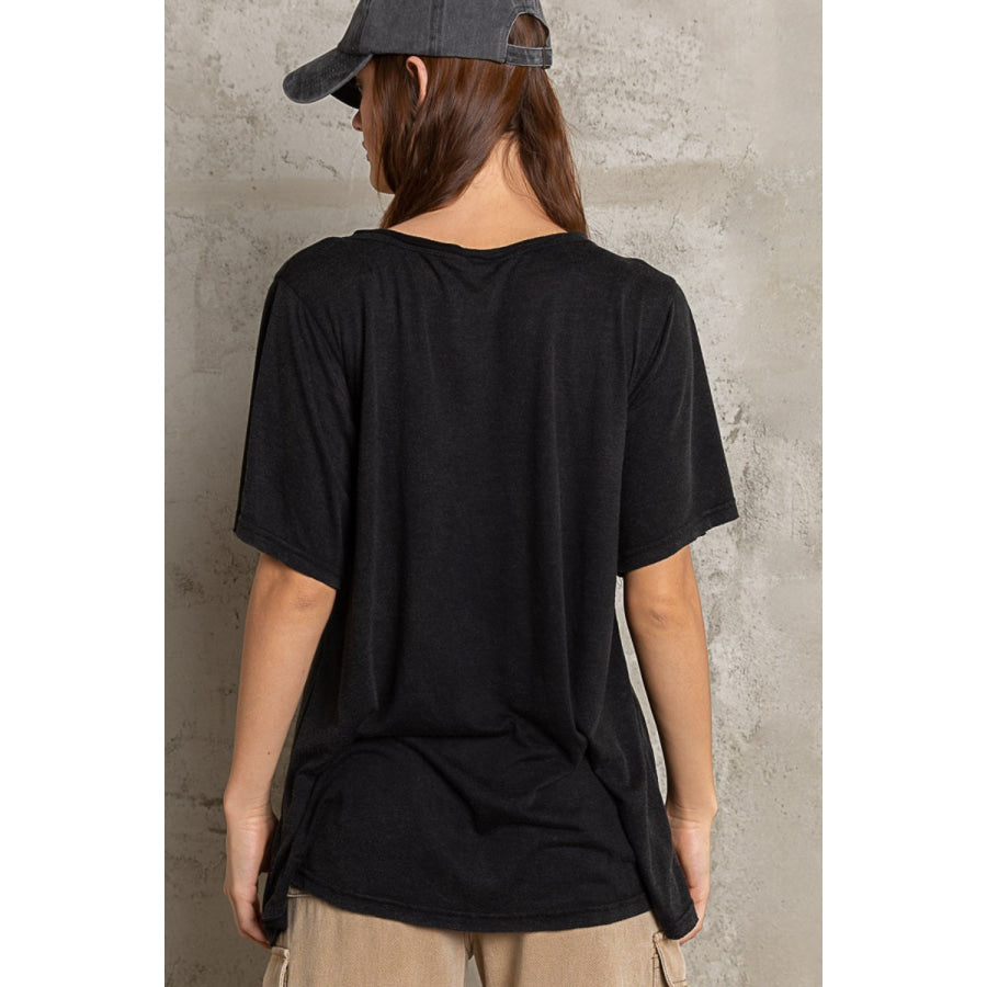 POL V-Neck Short Sleeve T-Shirt Apparel and Accessories