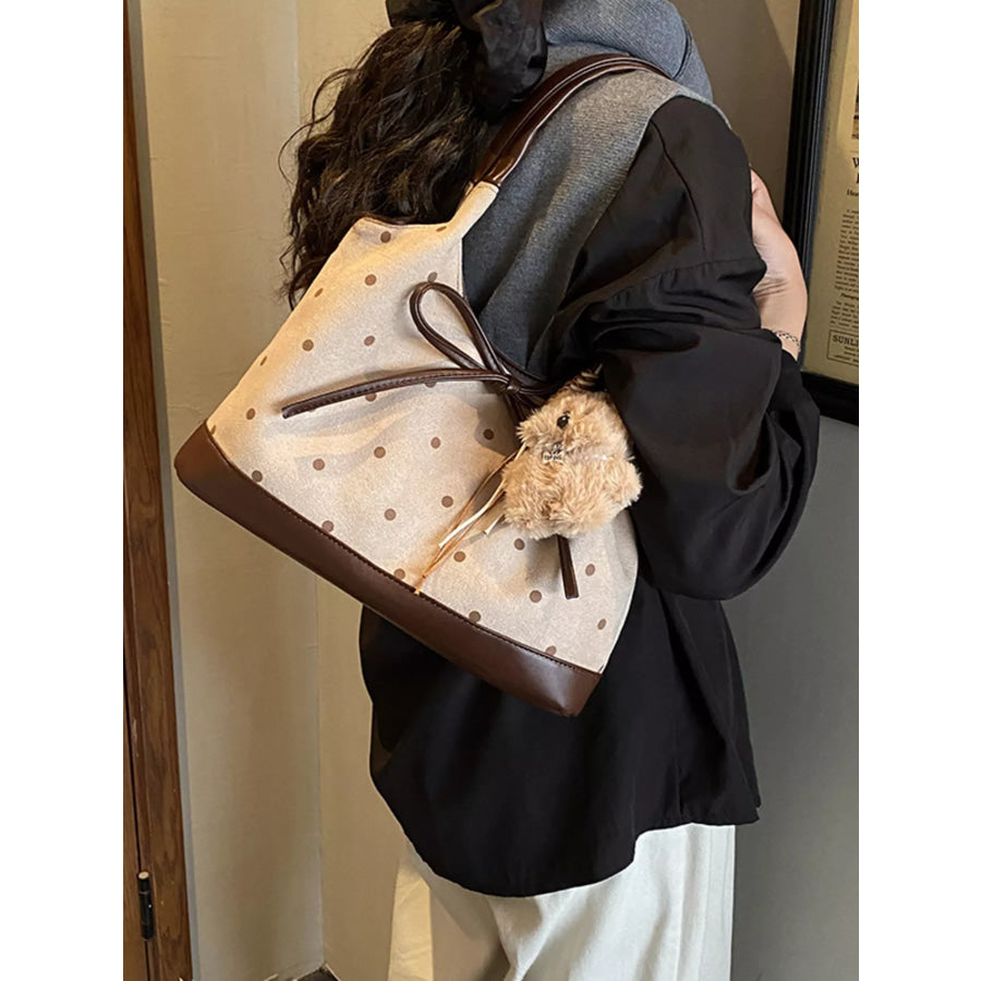 Polka Dot Bow Shoulder Bag Apparel and Accessories