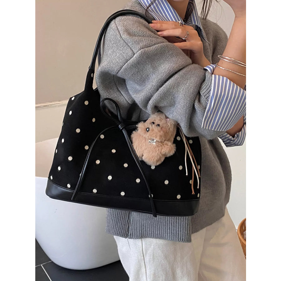 Polka Dot Bow Shoulder Bag Apparel and Accessories
