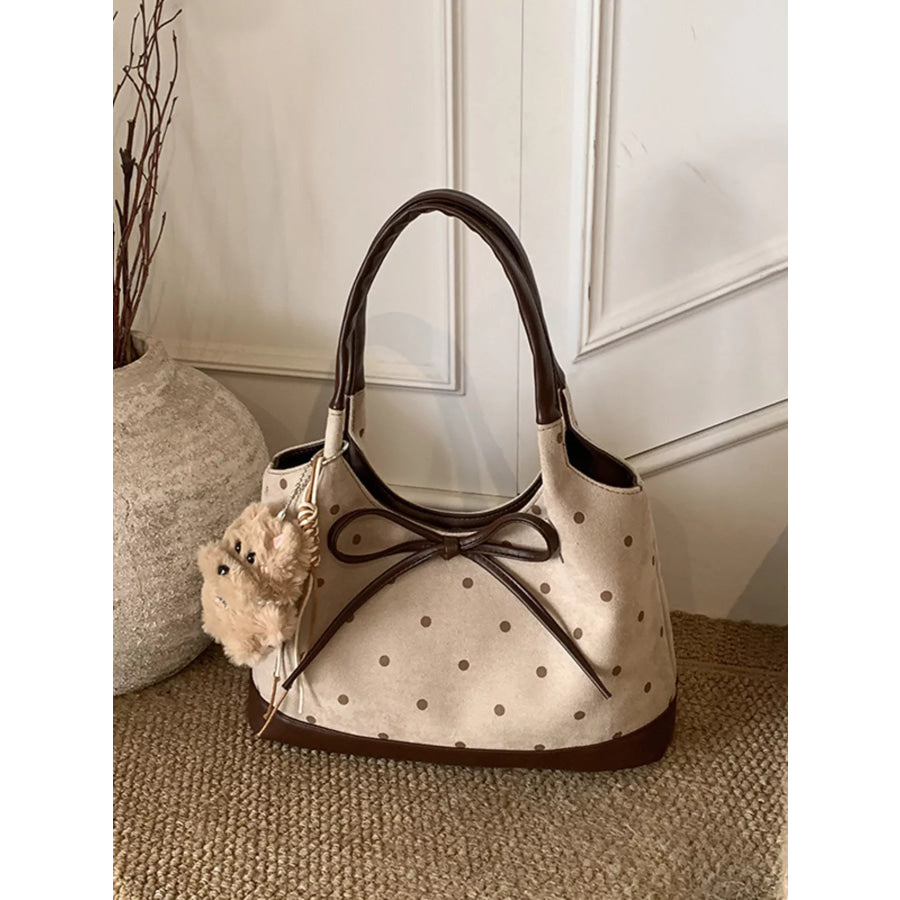 Polka Dot Bow Shoulder Bag Apparel and Accessories