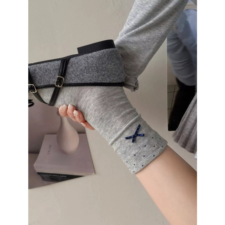 Polka Dot Crew Socks Apparel and Accessories