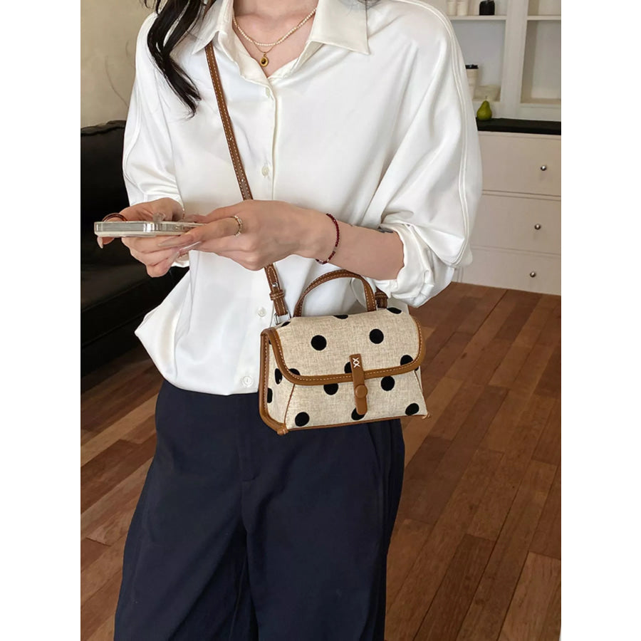 Polka Dot Crossbody Bag Apparel and Accessories