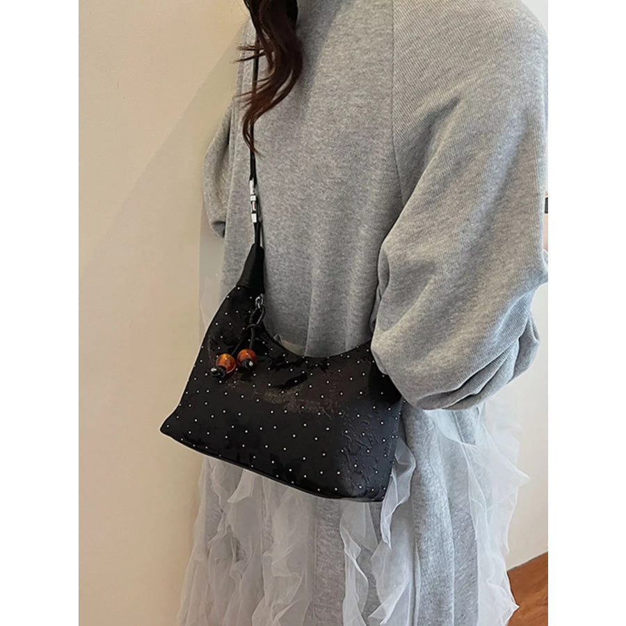 Polka Dot Crossbody Bag Black / ONESIZE Apparel and Accessories