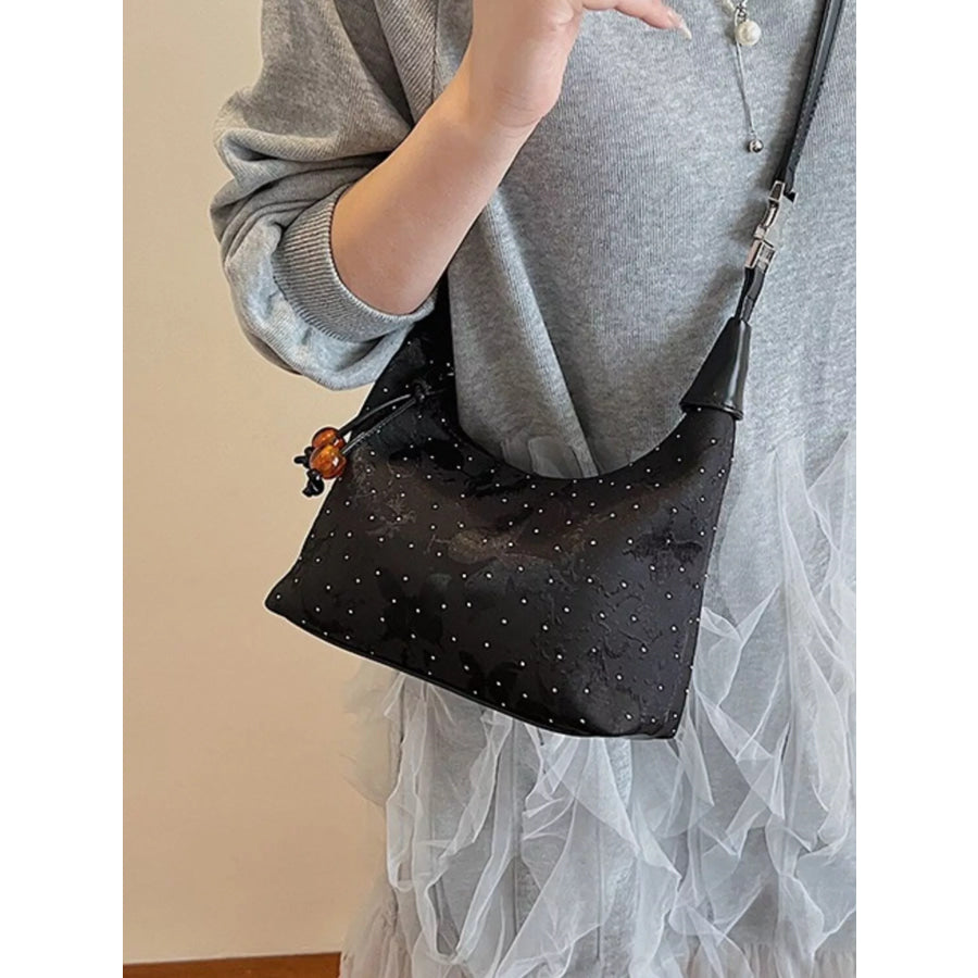 Polka Dot Crossbody Bag Black / ONESIZE Apparel and Accessories