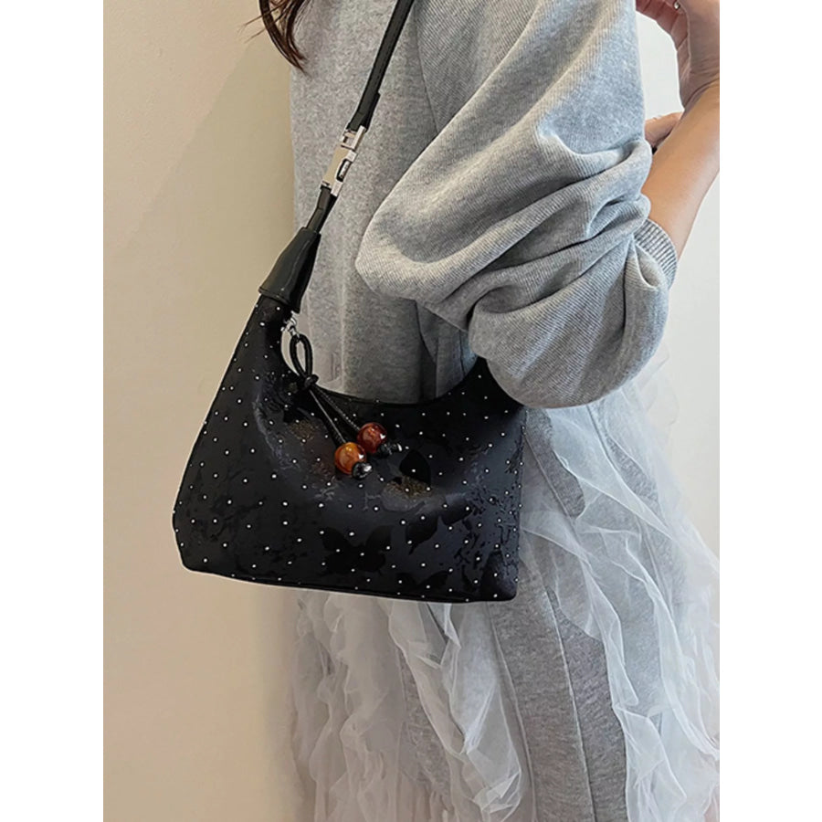 Polka Dot Crossbody Bag Black / ONESIZE Apparel and Accessories
