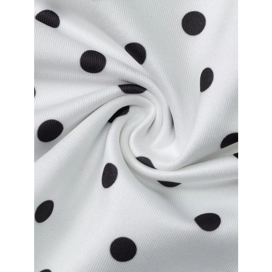 Polka Dot Halter Neck Cami Apparel and Accessories