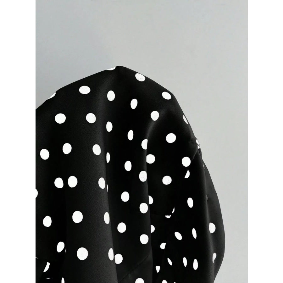 Polka Dot Halter Neck Cami Apparel and Accessories