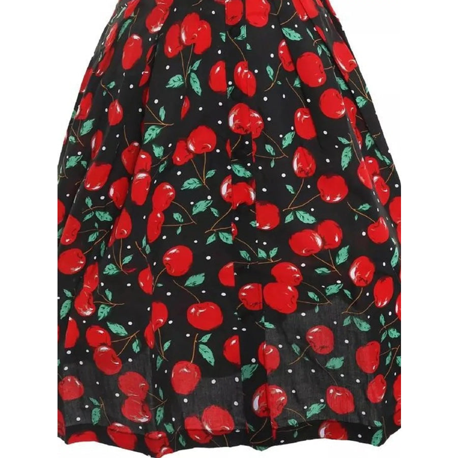 Polka Dot Halter Neck Dress Apparel and Accessories