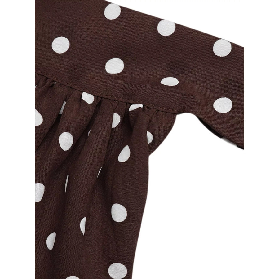 Polka Dot Halter Neck Mini Dress Apparel and Accessories