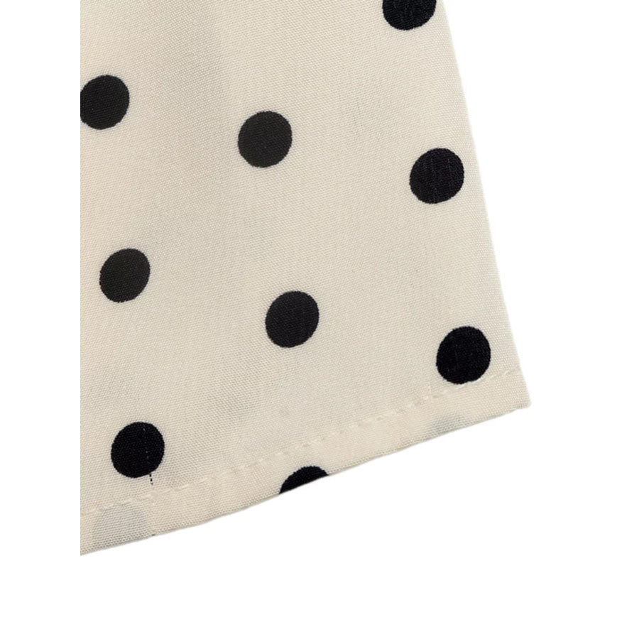 Polka Dot Halter Neck Mini Dress Apparel and Accessories