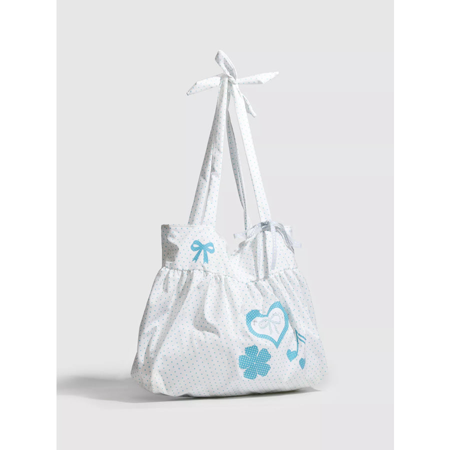 Polka Dot Heart Shoulder Bag Apparel and Accessories