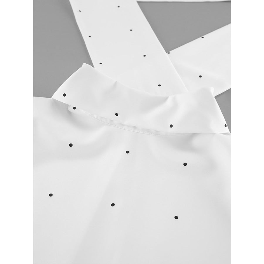 Polka Dot High Neck Tank Apparel and Accessories