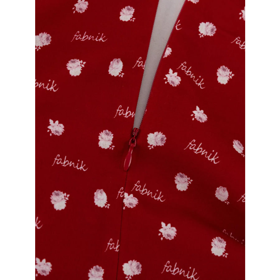 Polka Dot Long Sleeve Layered Dress Apparel and Accessories