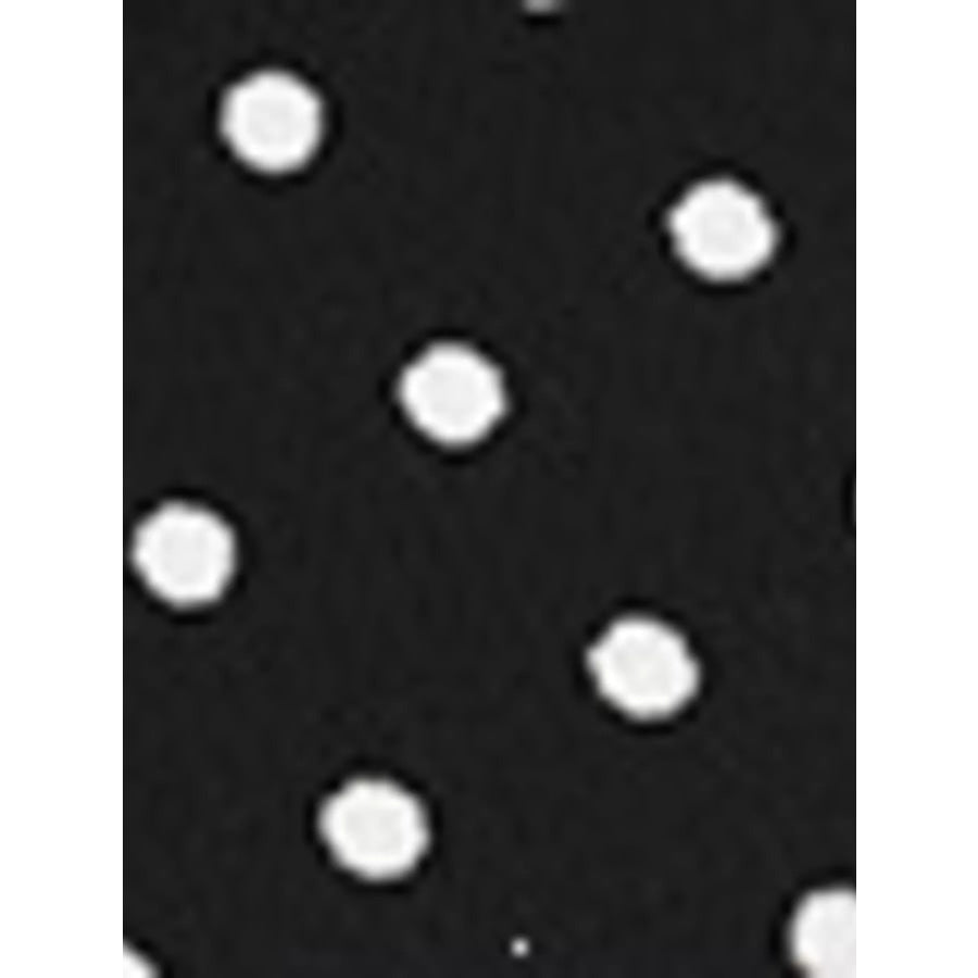 Polka Dot Long Sleeve Ruffle Hem Mini Dress Apparel and Accessories