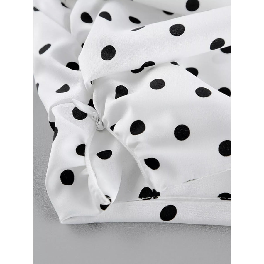 Polka Dot Mermaid Maxi Skirt Apparel and Accessories
