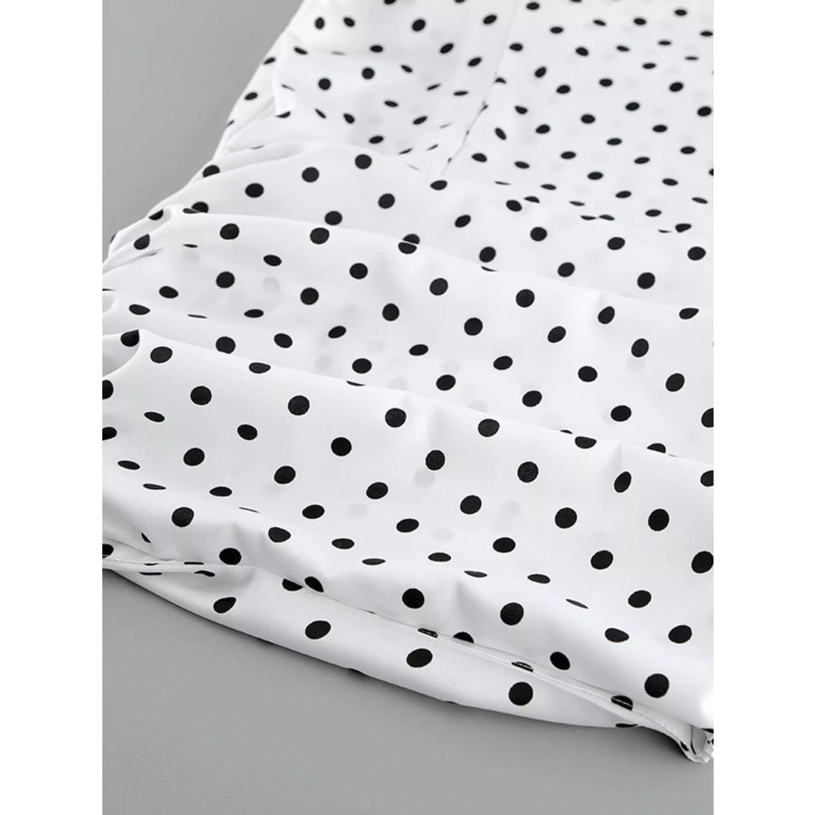Polka Dot Mermaid Maxi Skirt Apparel and Accessories