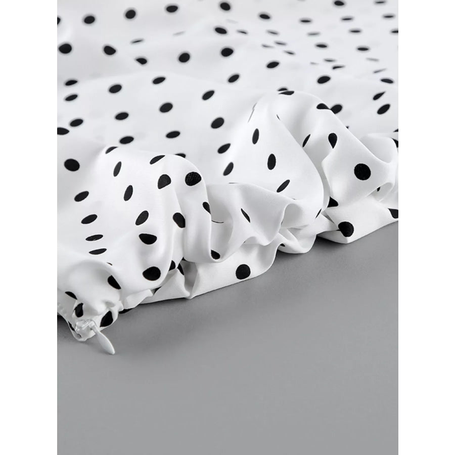 Polka Dot Mermaid Maxi Skirt Apparel and Accessories