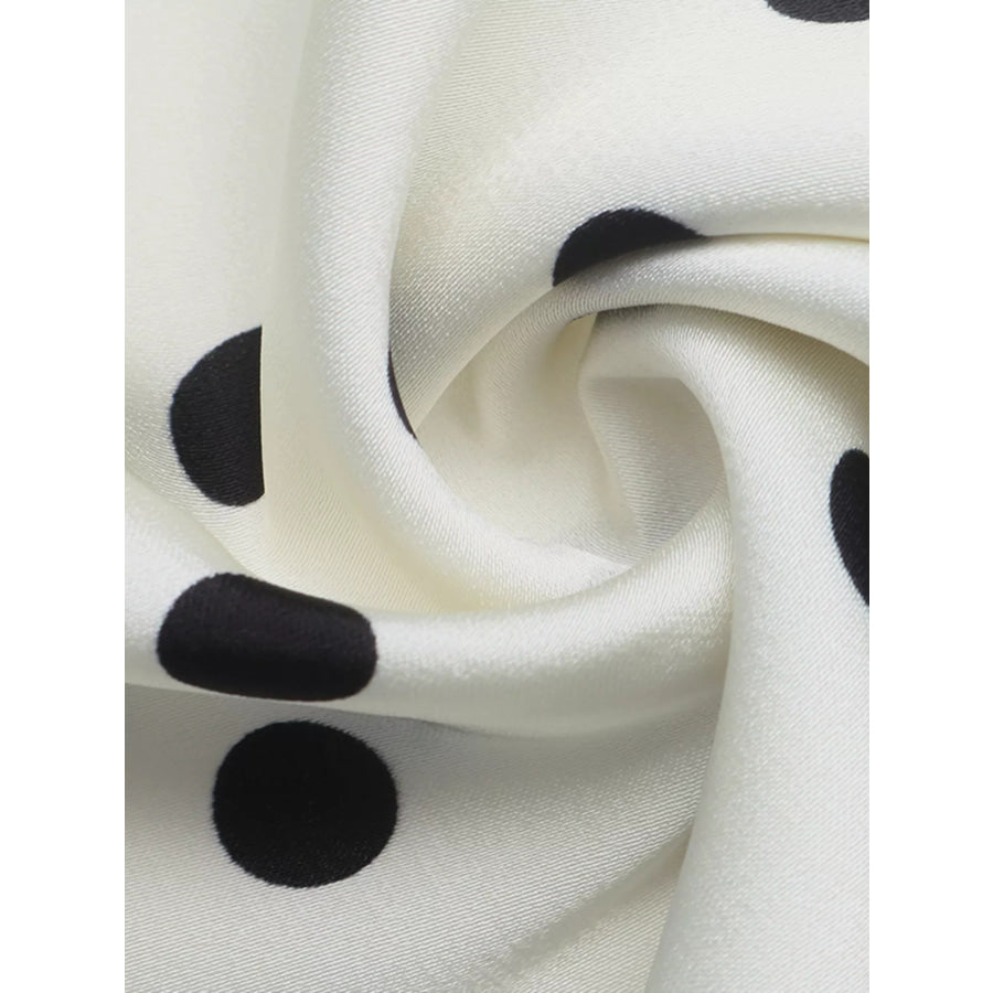 Polka Dot Midi Skirt Apparel and Accessories