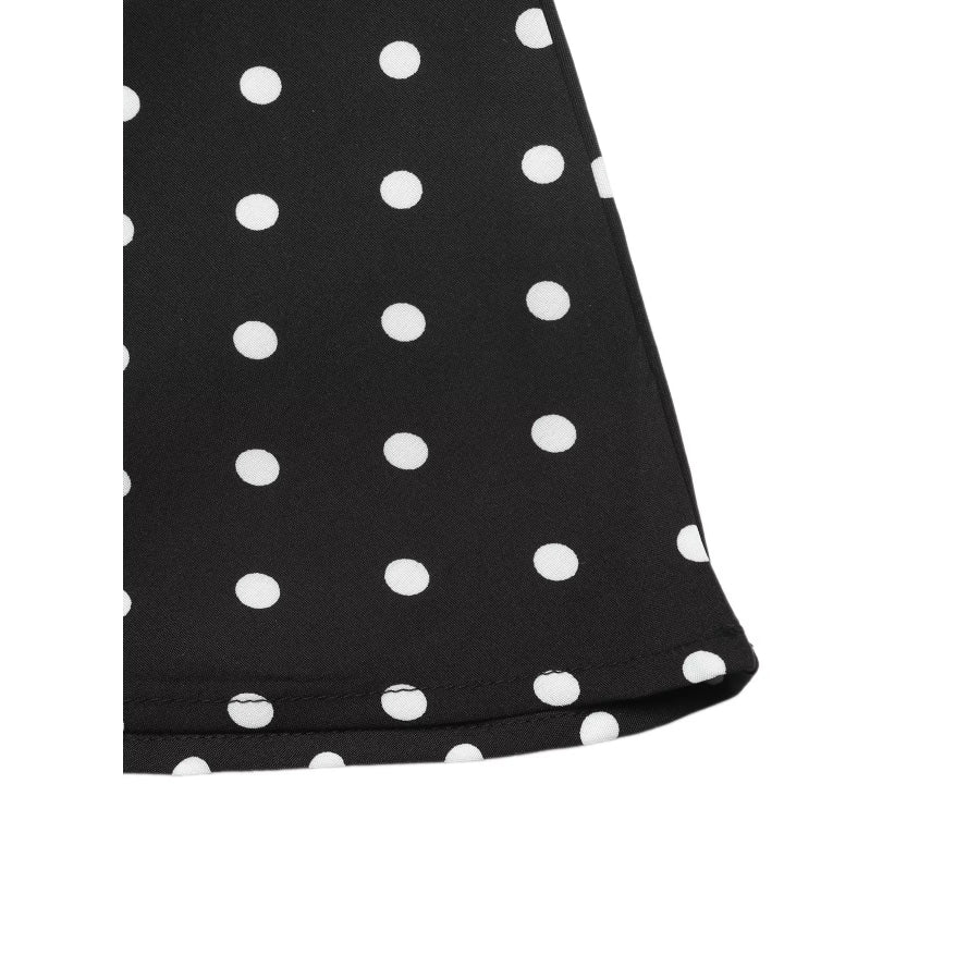 Polka Dot Peter Pan Collar Dress Apparel and Accessories