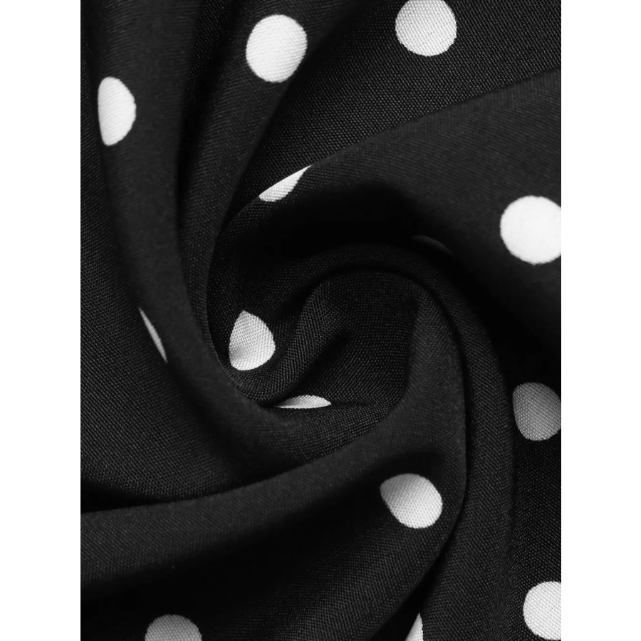Polka Dot Peter Pan Collar Dress Apparel and Accessories