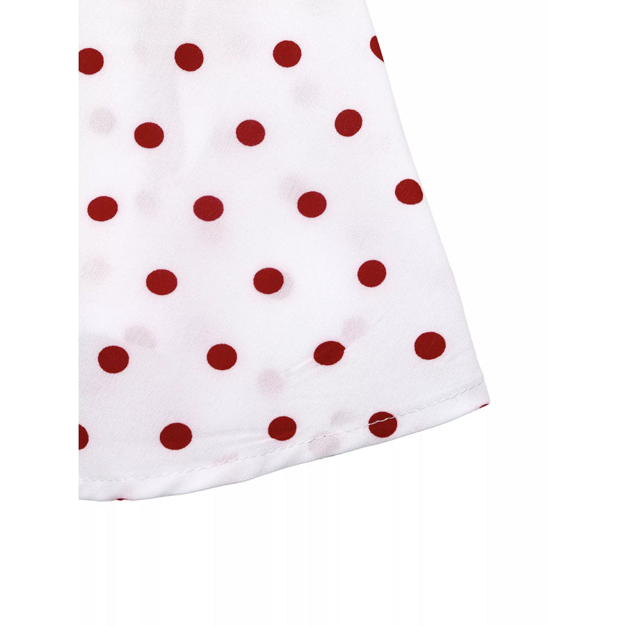 Polka Dot Ruched Cami Apparel and Accessories