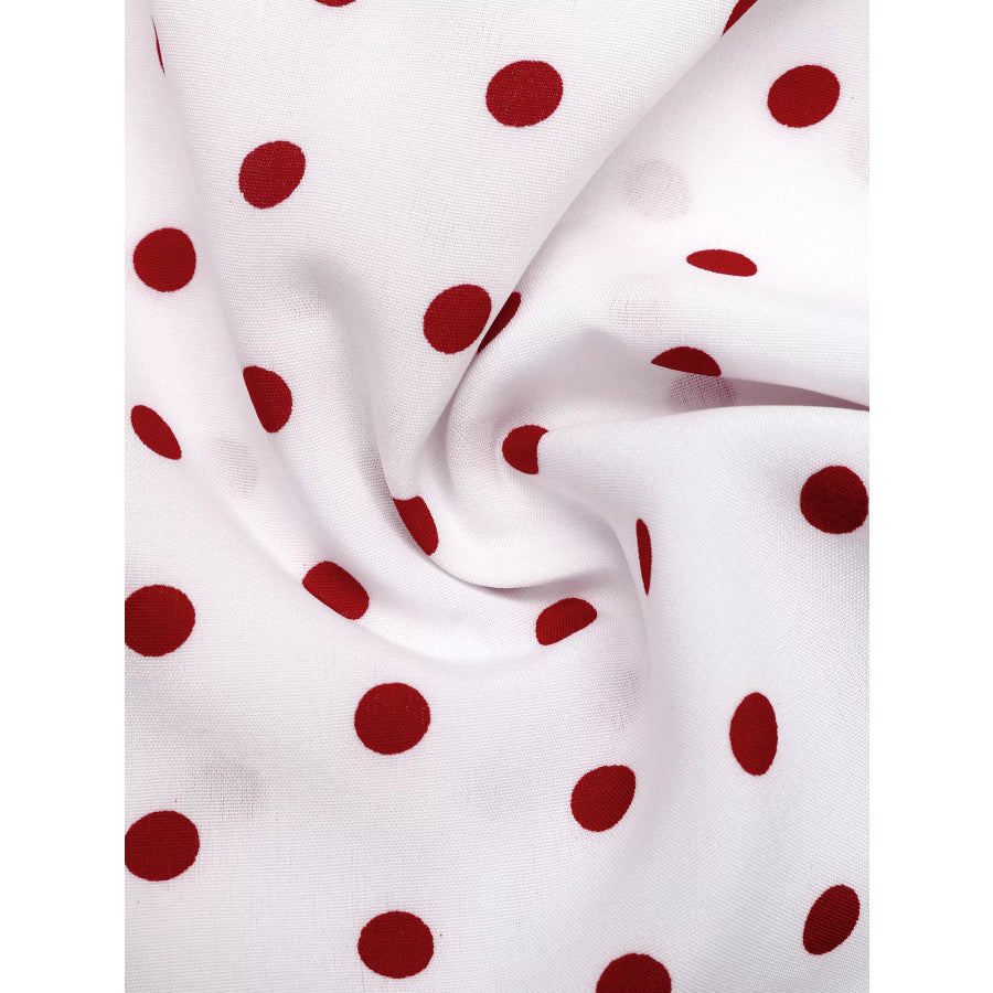 Polka Dot Ruched Cami Apparel and Accessories